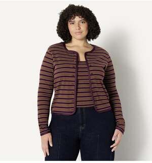 Amazon Essentials Slim-Fit Ribbed Cardigan and Cami Set Women’s XXL